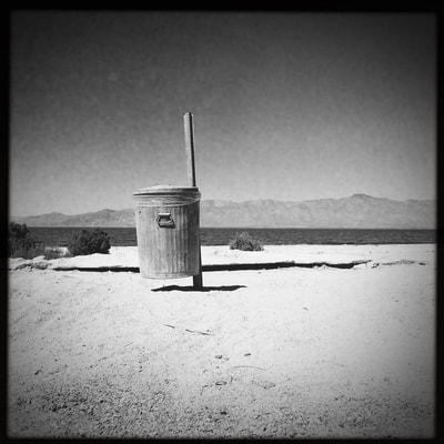 alchemical process photography trash can