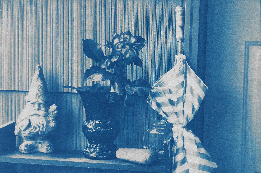 alchemical process photography cyanotype gnome